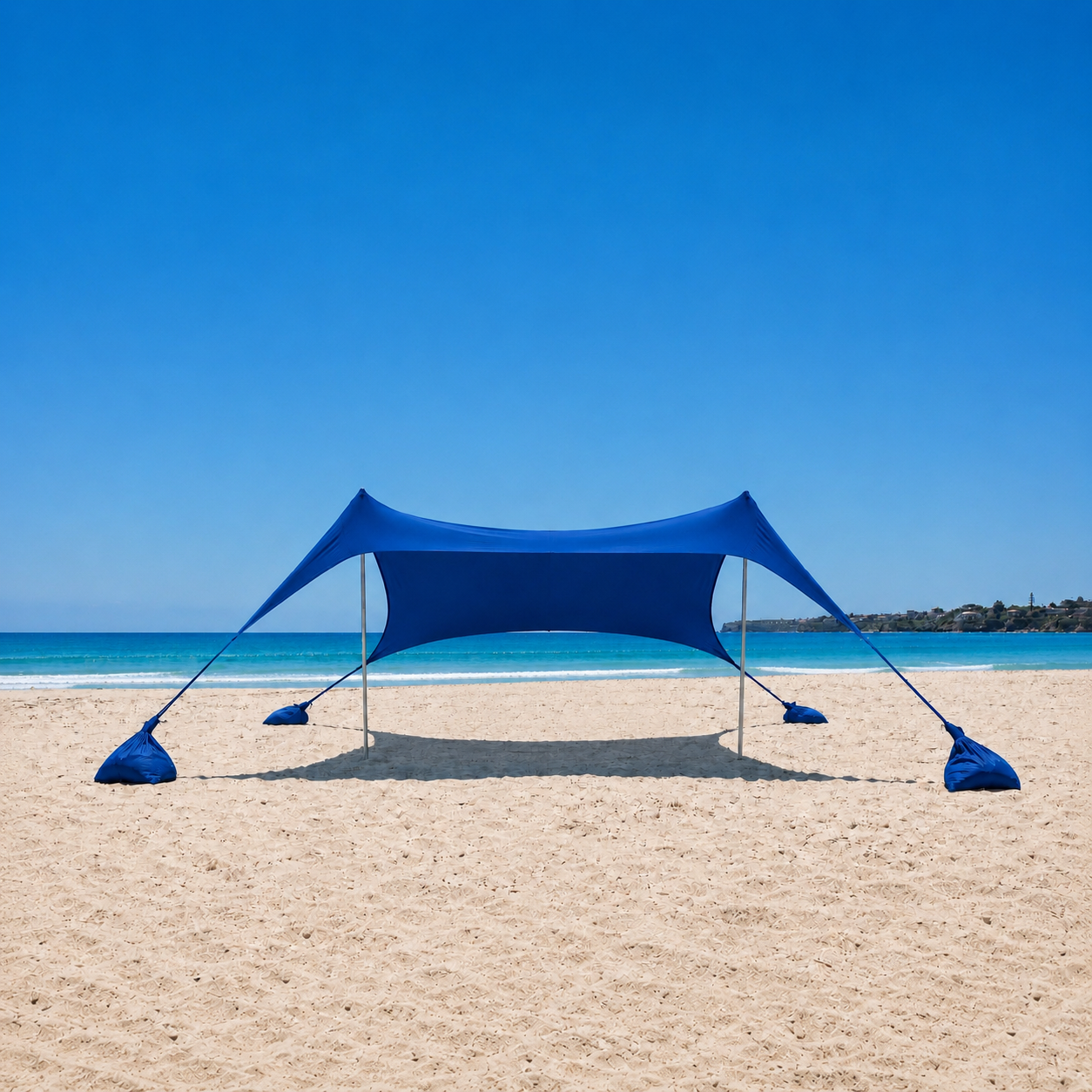 Blue CubeCool Beach Shade Canopy